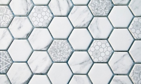 Recycled Glass Hexagon