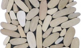 Sand Beige Sliced Pebbles