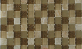 Beige 1x1 Glass Stone