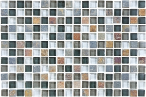 VETRO ITALIA 58 x 58 Glass & Stone Mosaics Bergamo